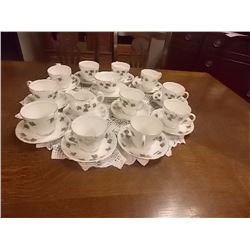 TEA CUPS AND CHINA - 27PC