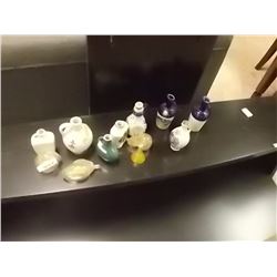 SMALL VINTAGE BOTTLES - 11 PC