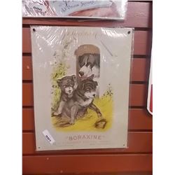 VINTAGE DESIGNED METAL ADVERTISING SIGN