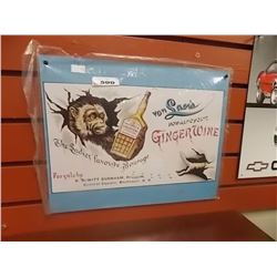 VINTAGE DESIGNED METAL ADVERTISING SIGN