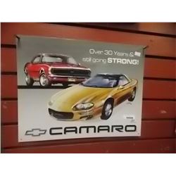 VINTAGE DESIGNED METAL ADVERTISING SIGN