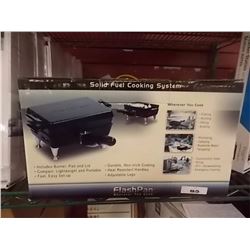 NEW FLASH PAN SOLID FUEL COOKING SYSTEM