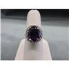 Image 1 : RING - 10K YELLOW GOLD -  4.5CT AMETHYST & TOPAZ WITH CERTIFICATE $1410 - W-53