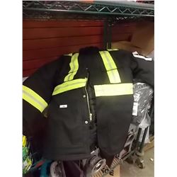 NEW SAFETY JACKET - CONDOR -WINTER  WITH RELECTIVE STRIPS - BLUE - XS