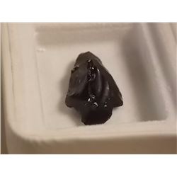 VINTAGE OBSIDIAN CARVED  ARROW HEAD - SMALL