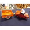 Image 1 : VINTAGE DIE CAST - DINKY TOYS - POLICE PICK-UP & TRAILER - #341 & 255