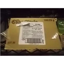 SWEET & SOUR SAUCE PACKAGES - 100 PER BOX