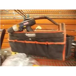 HUSTKY TOOL BAG AND CONTENTS