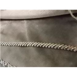 BRACELET - DIAMONDS IN SAN MARCO DESIGNED STERLING SILVER SETTING