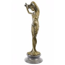 Nude Female Sexy Goddess Bronze Sculpture