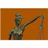 Image 3 : Lady Blind Justice bronze sculpture