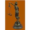 Image 5 : Lady Blind Justice bronze sculpture