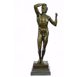 18" Bronze Sculpture on Marble base Statue