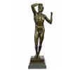 Image 1 : 18" Bronze Sculpture on Marble base Statue