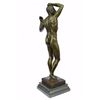 Image 6 : 18" Bronze Sculpture on Marble base Statue