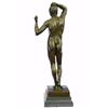 Image 7 : 18" Bronze Sculpture on Marble base Statue