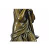 Image 3 : Lovely Woman Resting Bronze Sculpture on Marble base
