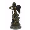 Image 10 : Angel Art Deco Style Bronze Statue on Marble base