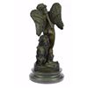 Image 7 : Angel Art Deco Style Bronze Statue on Marble base