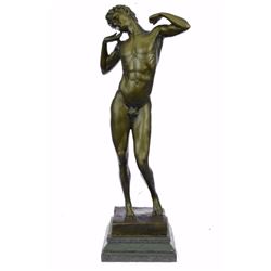 Angelo Famous David Bronze Sculpture on Marble base