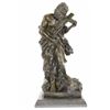 Image 10 : Judas With Lion Jesus Crucifix Religious bronze Sculpture on marble base