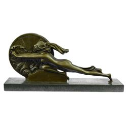 Bronze Sculpture on marble base Statue
