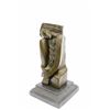 Image 4 : Abstract Woman bronze sculpture on marble base