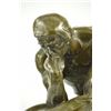 Image 4 : The Thinker Bronze Sculpture on marble base