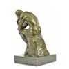 Image 6 : The Thinker Bronze Sculpture on marble base