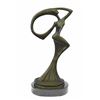 Image 10 : Abstract Dancer Bronze Sculpture on marble base Figure