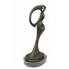 Image 5 : Abstract Dancer Bronze Sculpture on marble base Figure
