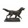 Image 1 : Golden Retriever Bronze Sculpture on Marble base