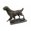 Image 7 : Golden Retriever Bronze Sculpture on Marble base