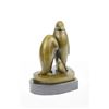 Image 10 : Penguin Trio Bronze Sculpture on marble base Figurine
