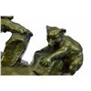 Image 2 : Mother Bear and Cub Bronze Sculpture on marble base Figure