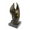 Image 5 : Bronze Statue on marble base Lucifer Demon Fallen Angel Satan sculpture