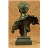 Image 7 : Hot Cast Decor Figure Clarinet Player Bronze Sculpture on marble base