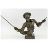 Image 6 : Amazing Lost Cast Bronze Drum Set Figurine on Marble base Statue