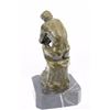 Image 9 : Thinker Symbol Of Philosophy Bronze Sculpture Hot Cast on Marble Base Figure