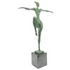 Image 5 : Contemporary Bronze Sculpture Abstract on marble base Figurative Female