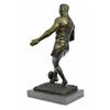 Image 6 : Muscular Rugby Player Bronze Sculpture on Marble base