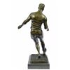 Image 7 : Muscular Rugby Player Bronze Sculpture on Marble base