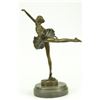 Image 5 : Tall Classical Dancer Ballerina Bronze Sculpture on marble base Figure
