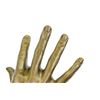 Image 2 : Original Abstract Hand With Face Bronze Statue