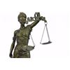 Image 3 : 14” tall Heavy Solid Bronze Lady Blind Justice bronze Statue on marble base sculpture