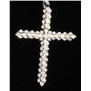 Image 1 : 18K WHITE GOLD DIAMOND EARRING:6.61 GRAMS/DIAMOND:0.47CT