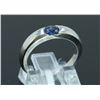 Image 3 : PLATINUM SAPPHIRE RING/6.1 GRAMS/SAPPHIRE 0.40CT