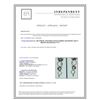 Image 3 : 14K WHITE AND ROSE GOLD EARRING 8.60GRAM DIAMOND 1.04CT / BROWN DIAMOND 0.77CT