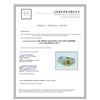 Image 3 : 14K WHITE GOLD RING 4.5GRAM  DIAMOND 0.24CT YELLOW SAPPHIRE 1.27CT