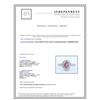 Image 3 : 1.26CT NATURAL CEYLONE PADPARADSCHA SAPPHIRE 14K WHITE GOLD RING